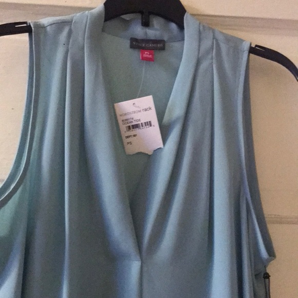 Vince camuto drape sleeveless blouse - Picture 2 of 3